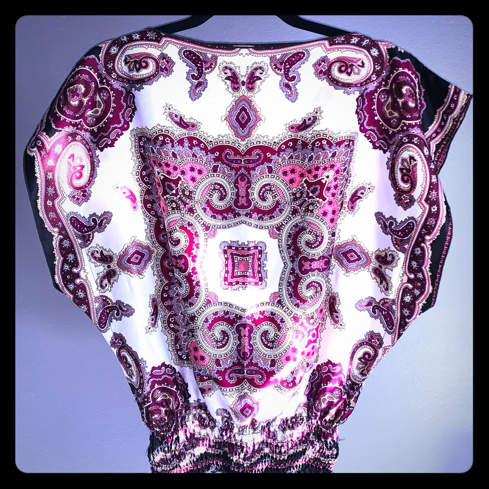 IZ byer paisley top / blouse - small
